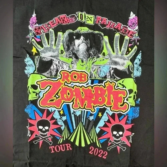 Rob Zombie | Freaks on Parade 2022 Tour | T-Shirt - Picture 1 of 5